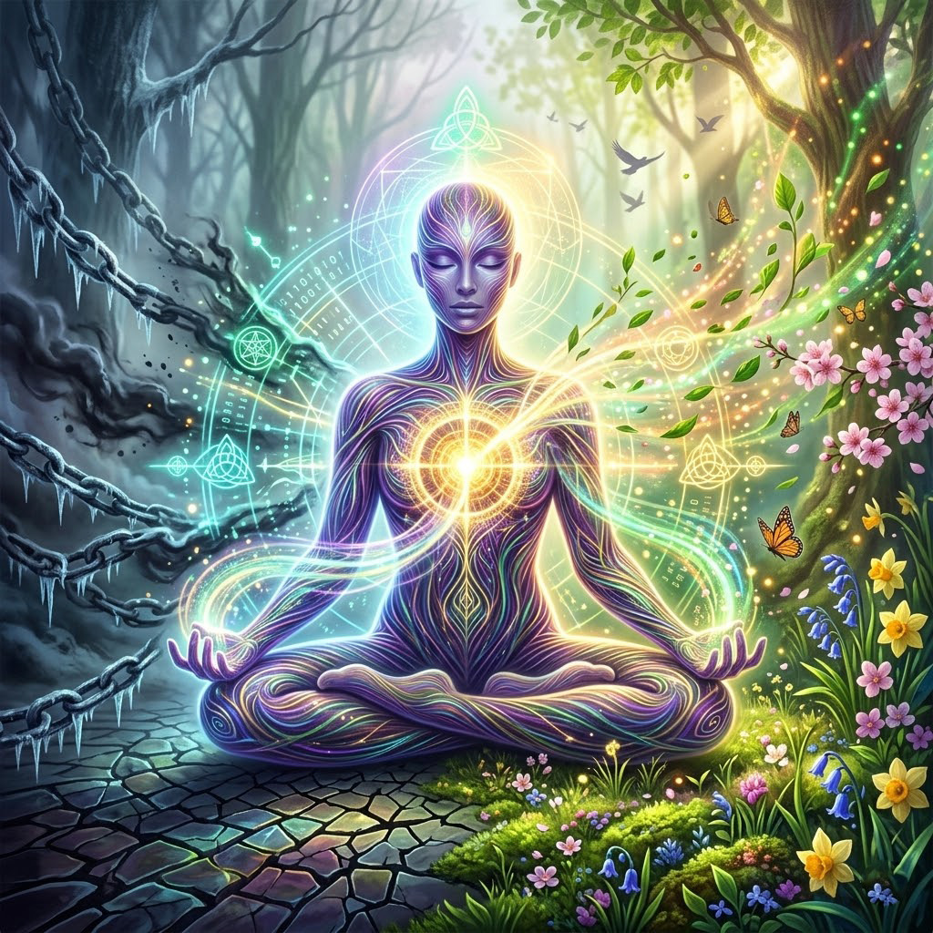 Mystical spring meditation