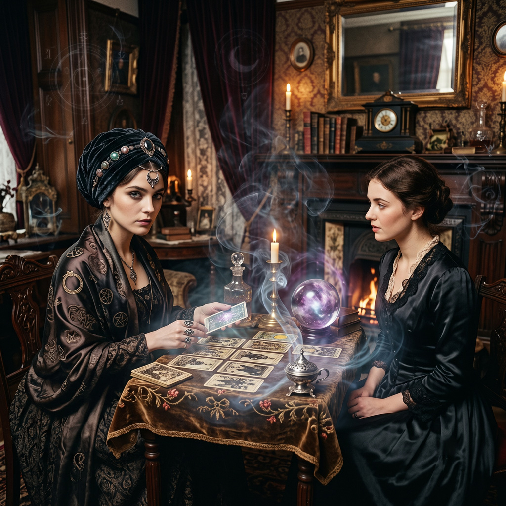 Victorian fairy tarot reading